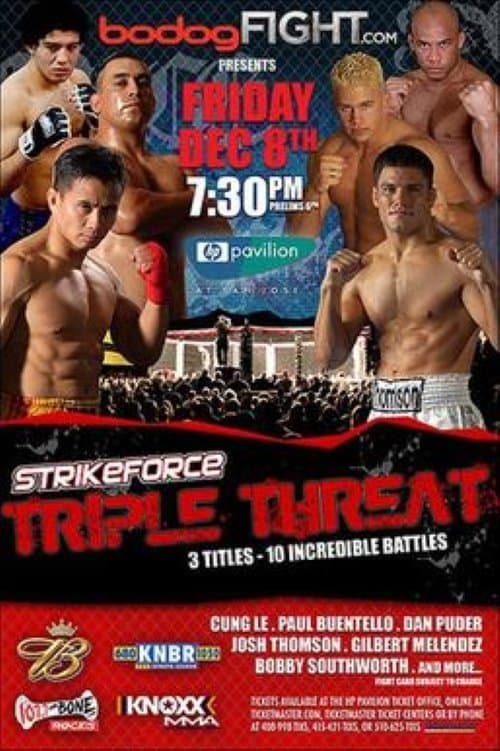 Strikeforce: Triple Threatのポスター
