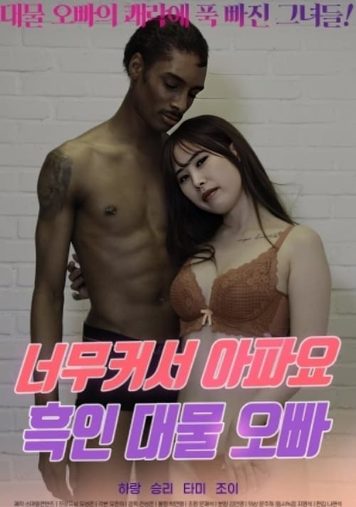 너무 커서 아파요 흑인 대물 오빠のポスター