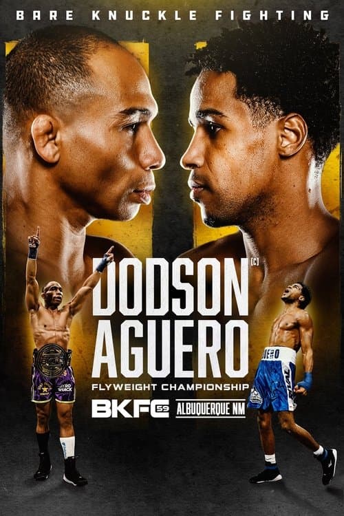 BKFC 59: Dodson vs. Agueroのポスター