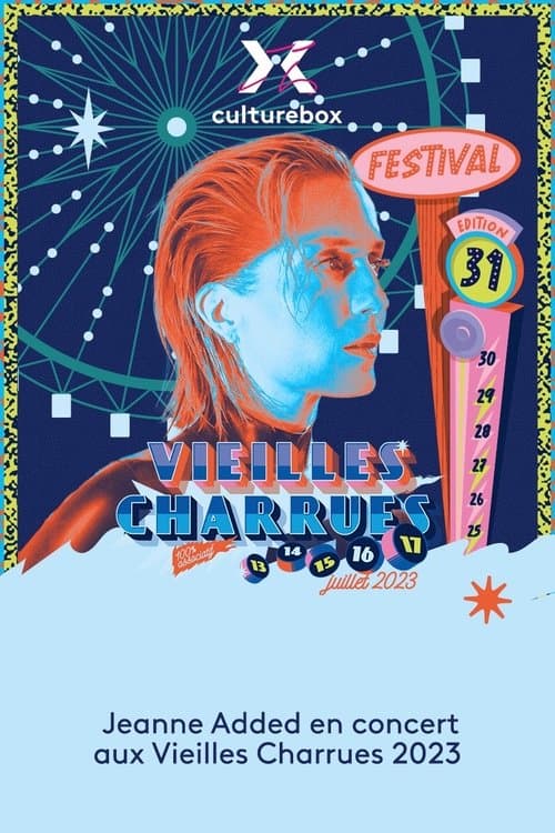 Jeanne Added en concert aux Vieilles Charrues 2023のポスター