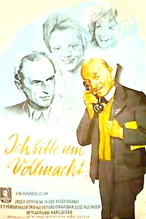 Ich bitte um Vollmachtのポスター