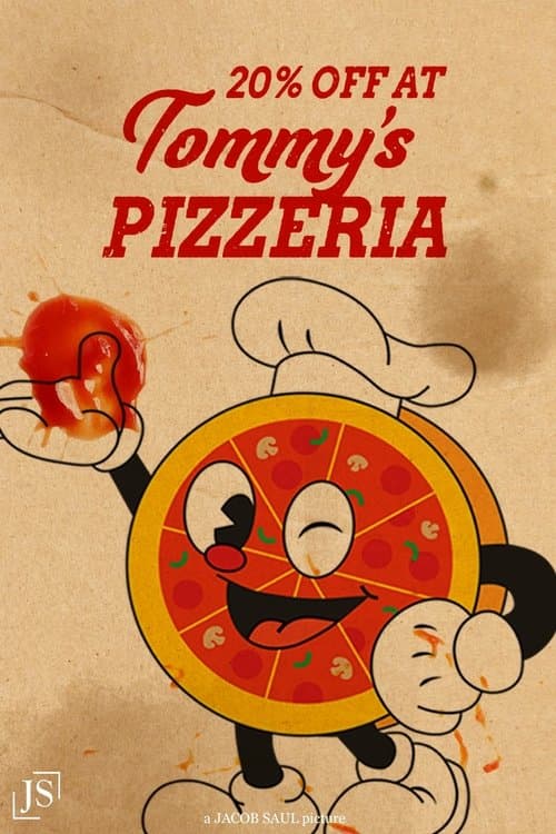 20% off at Tommy's Pizzeriaのポスター