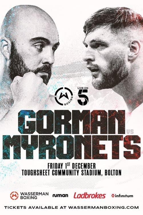 Nathan Gorman vs. Bohdan Myronetsのポスター