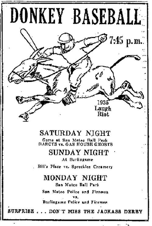 Donkey Baseballのポスター