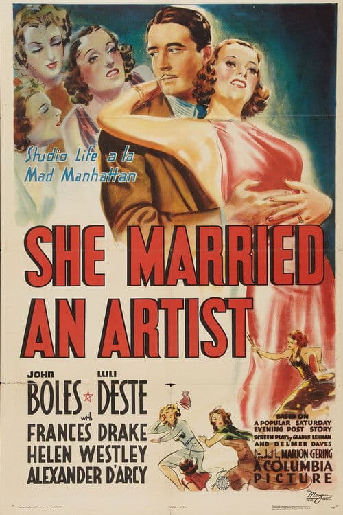 She Married an Artistのポスター