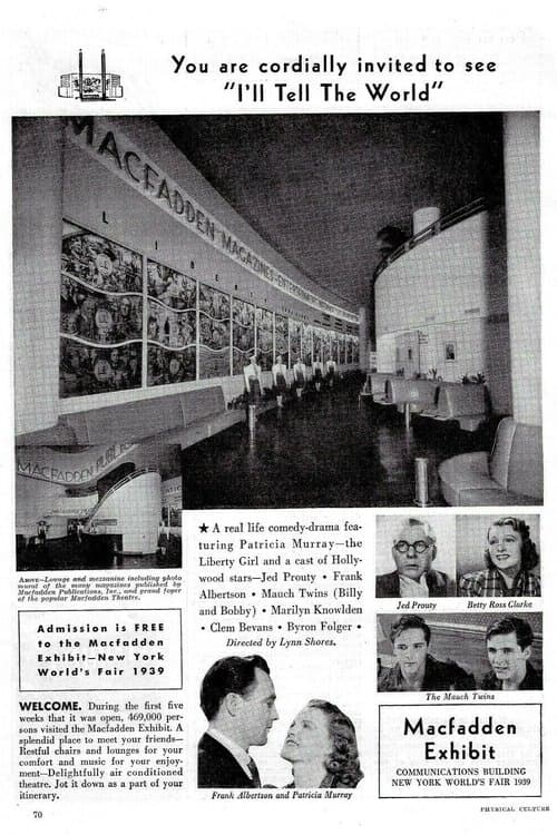 I'll Tell the Worldのポスター