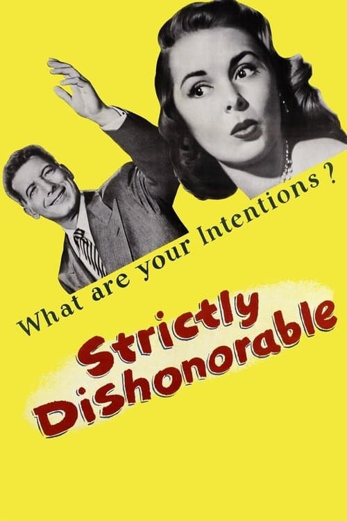 Strictly Dishonorableのポスター
