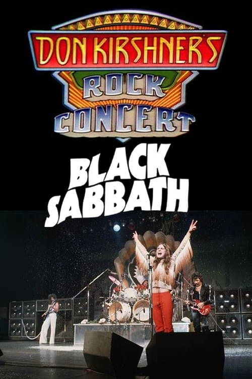 Black Sabbath - Don Kirshner's Rock Concertのポスター
