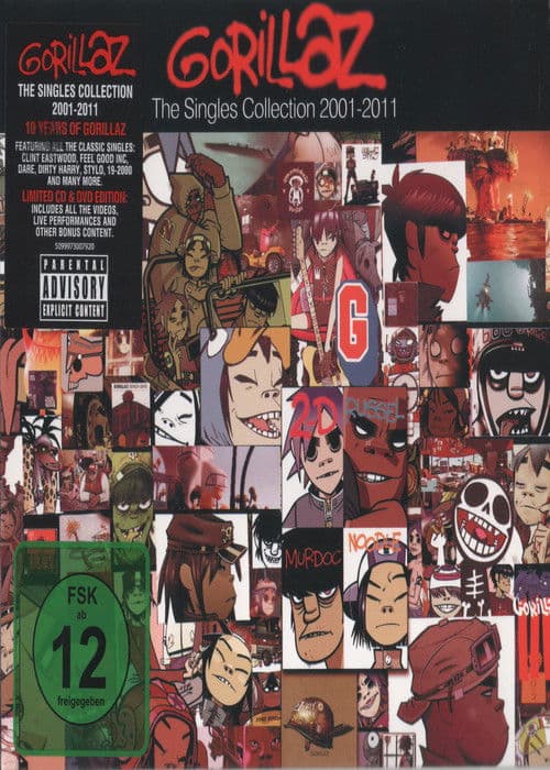 Gorillaz - Single Collection 2001-2011のポスター