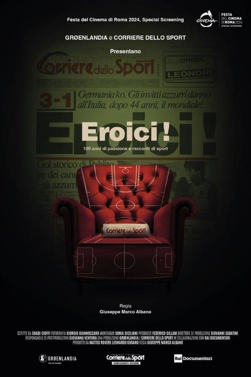 Eroici! - 100 anni di passione e racconti di sportのポスター