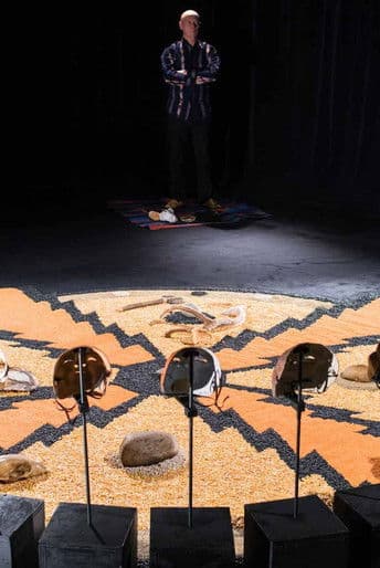 Greetings: Te'skennongweronne - Yves Sioui Durandのポスター