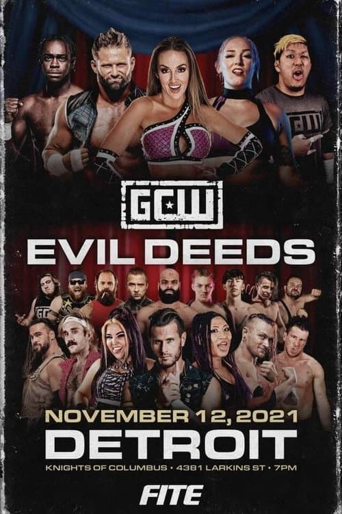 GCW Evil Deedsのポスター
