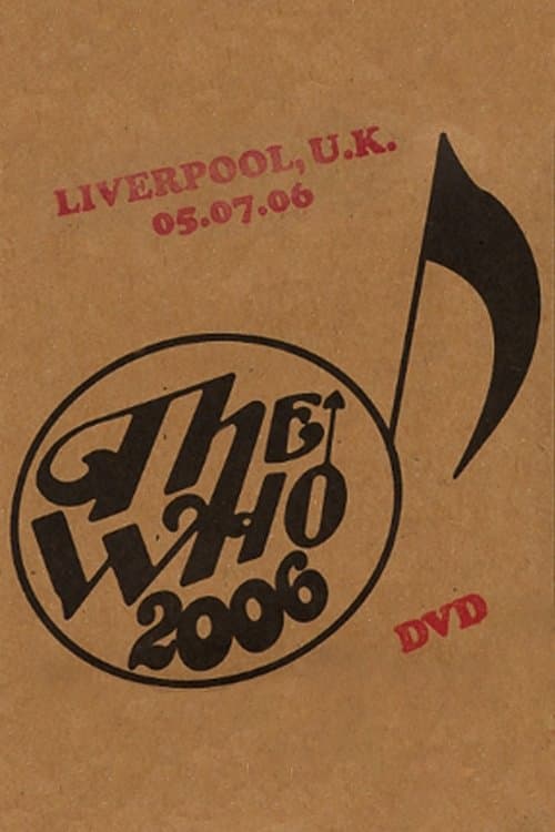 The Who: Liverpool 7/5/2006のポスター
