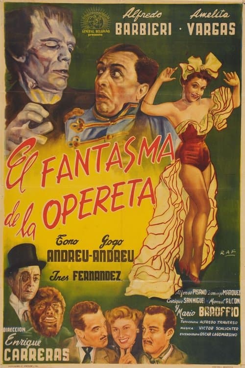 El fantasma de la operetaのポスター