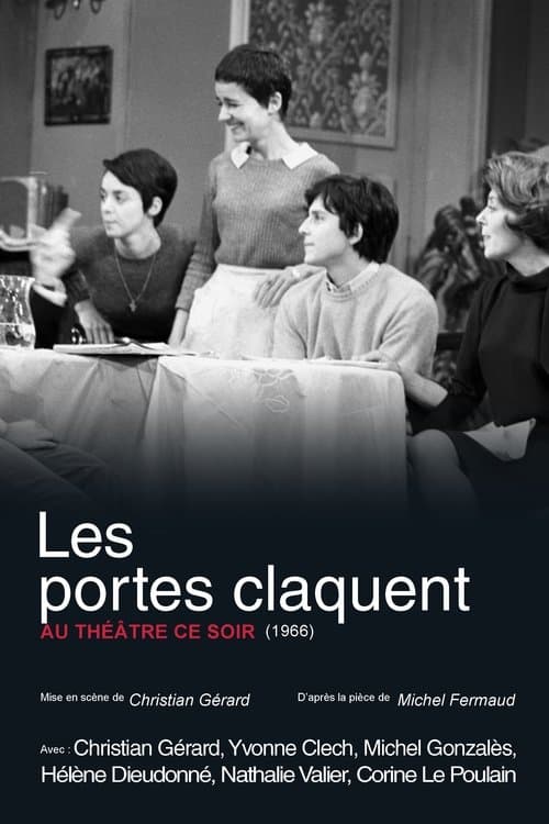 Les portes claquentのポスター