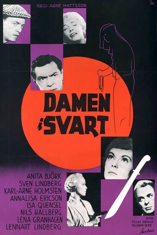 Damen i svartのポスター