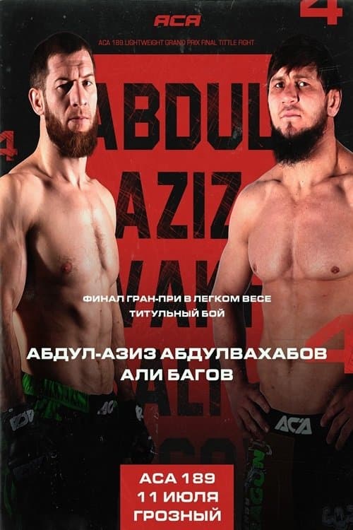 ACA 189: Abdulvakhabov vs. Bagov 4のポスター