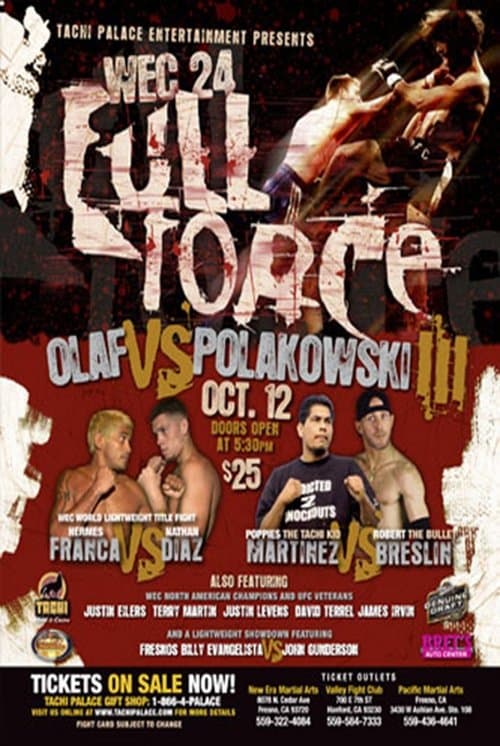 WEC 24: Full Forceのポスター