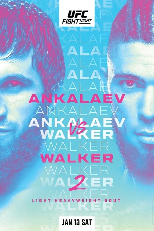 UFC Fight Night 234: Ankalaev vs. Walker 2のポスター