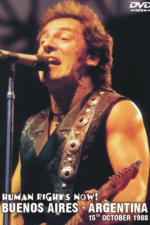 Bruce Springsteen - Human Rights Final - Buenos Airesのポスター