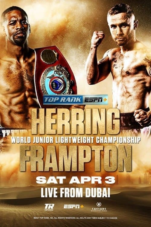 Jamel Herring vs. Carl Framptonのポスター