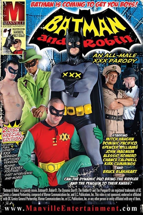 Batman and Robin: An All-Male XXX Parodyのポスター