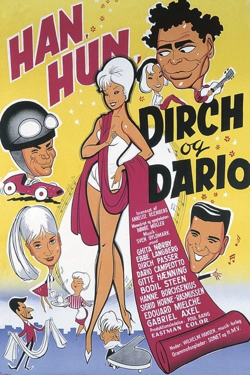 Han, hun, Dirch og Darioのポスター