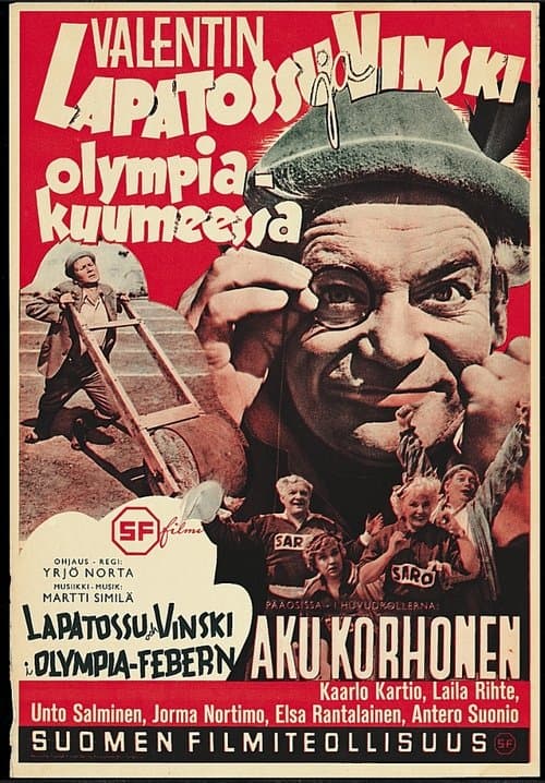 Lapatossu ja Vinski olympia-kuumeessaのポスター