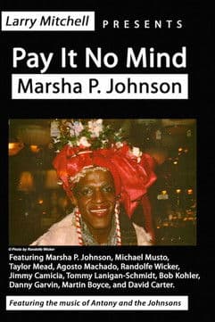 Pay It No Mind: Marsha P. Johnsonのポスター