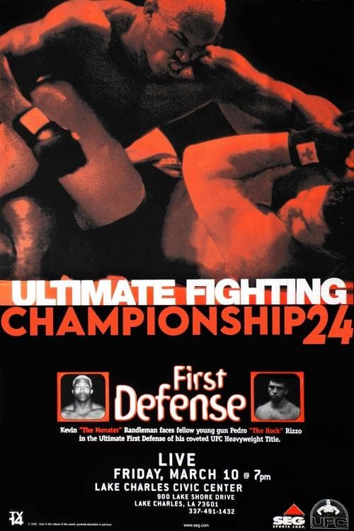 UFC 24: First Defenseのポスター