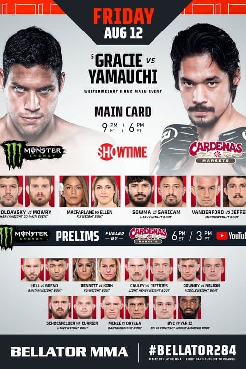 Bellator 284: Gracie vs. Yamauchiのポスター