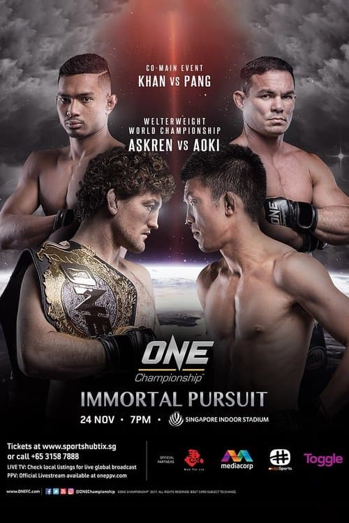 ONE Championship 62: Immortal Pursuitのポスター