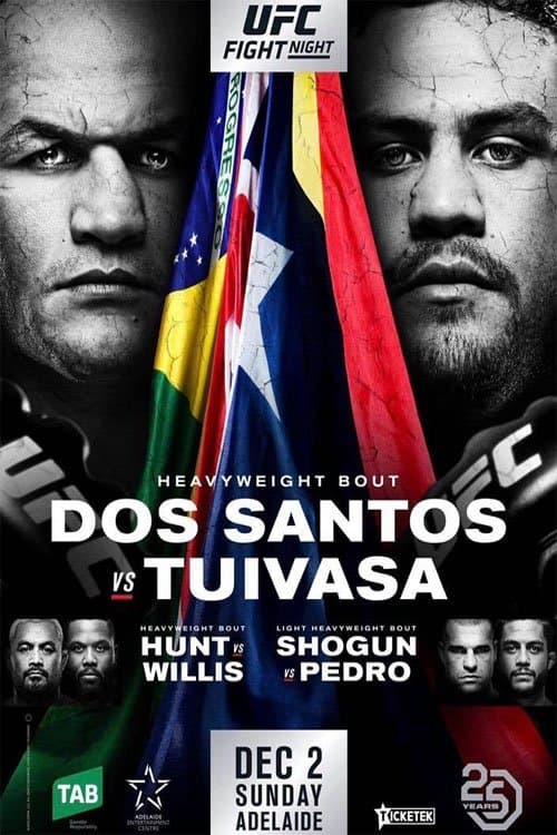 UFC Fight Night 142: dos Santos vs. Tuivasaのポスター
