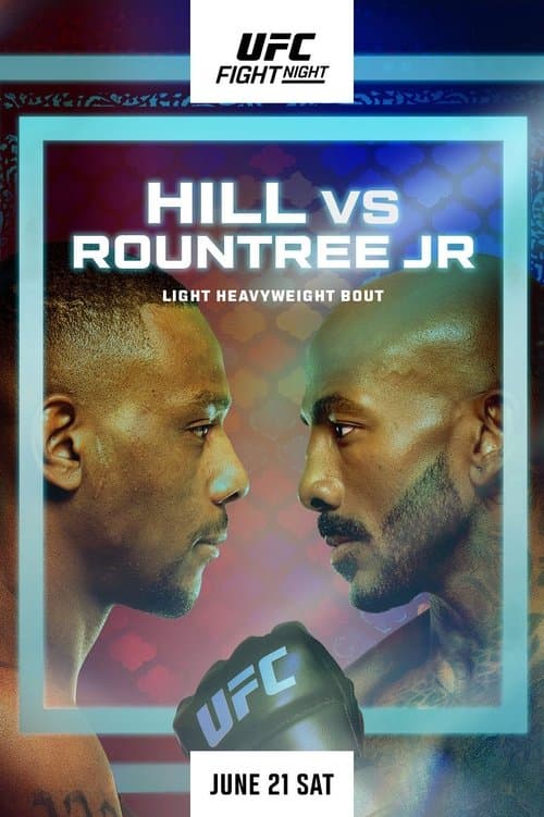 UFC on ABC 8: Hill vs. Rountree Jr.のポスター