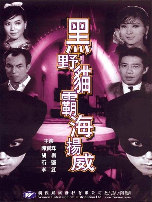 黑野貓霸海揚威のポスター