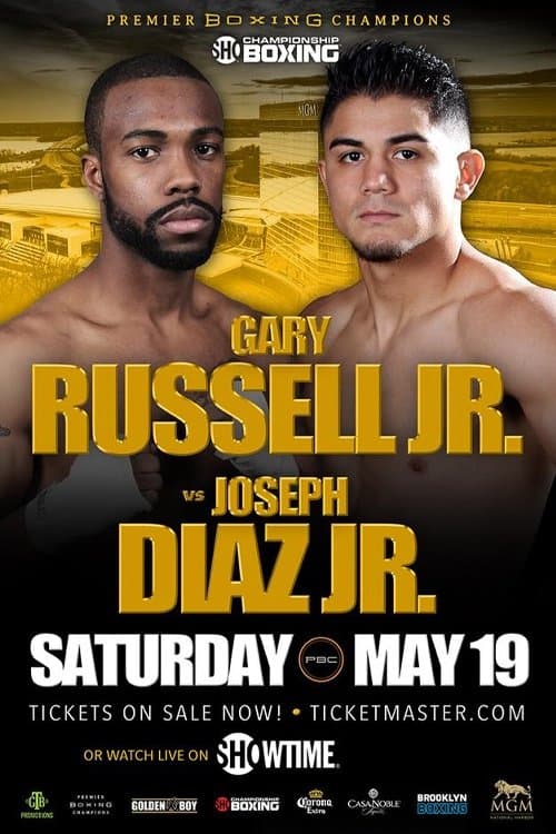 Gary Russell Jr. vs. Joseph Diaz Jr.のポスター