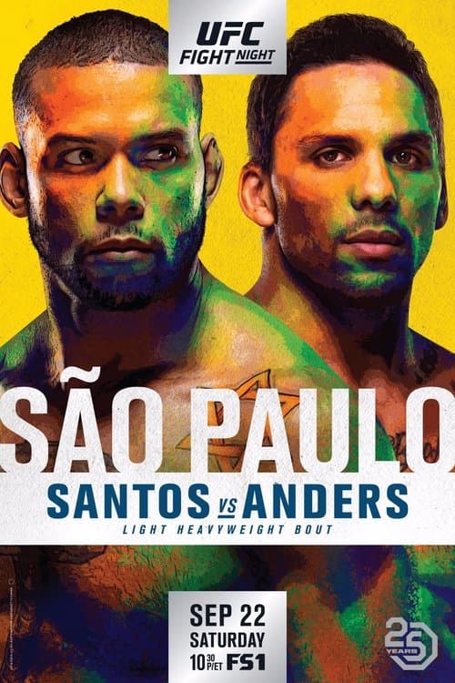 UFC Fight Night 137: Santos vs. Andersのポスター