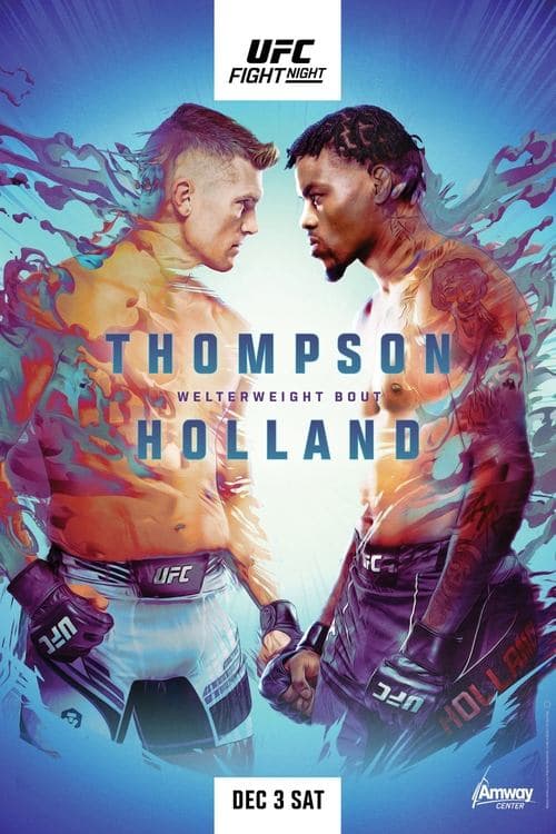 UFC on ESPN 42: Thompson vs. Hollandのポスター