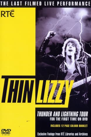 Thin Lizzy: Thunder and Lightning Tourのポスター