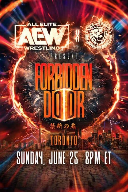 AEW x NJPW Present Forbidden Doorのポスター