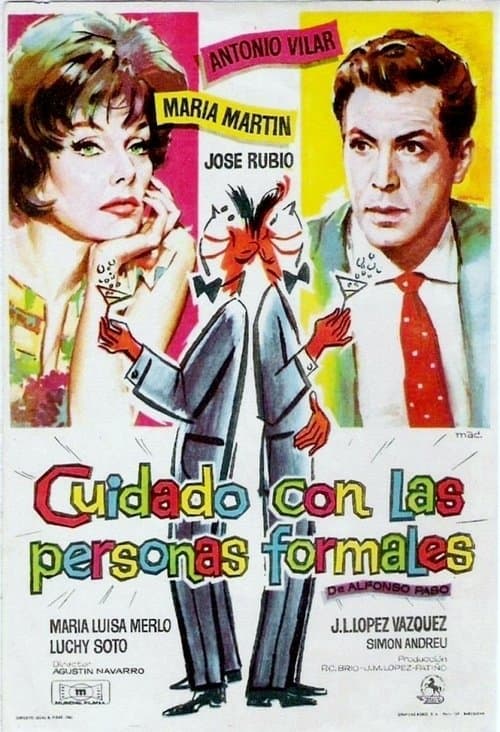 Cuidado con las personas formalesのポスター