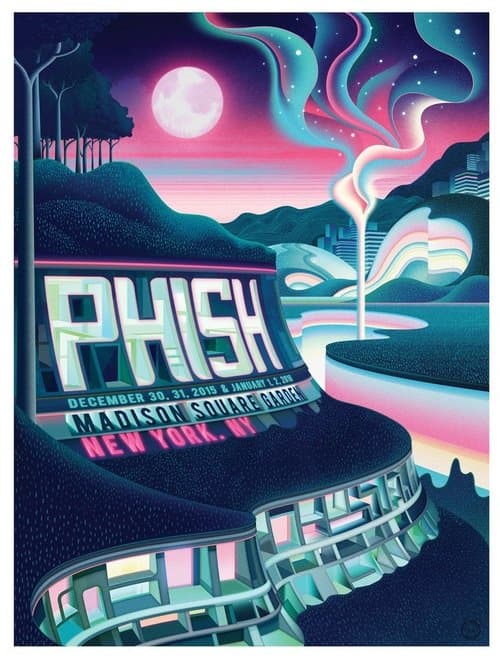 Phish 2015-12-31 Madison Square Garden, New York, NYのポスター