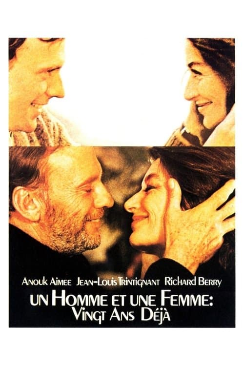 Un homme et une femme, 20 ans déjàのポスター