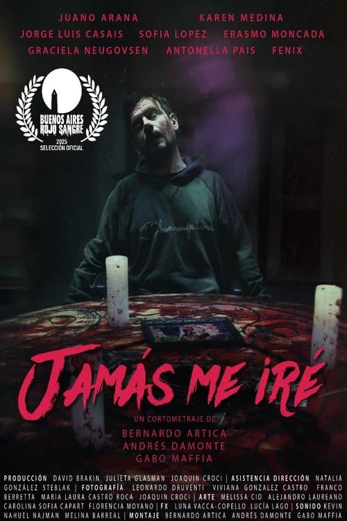 Jamás me iréのポスター