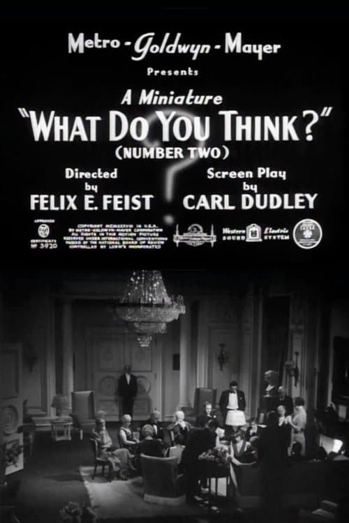 What Do You Think? (Number Two)のポスター