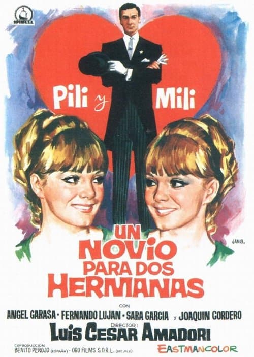 Un novio para dos hermanasのポスター