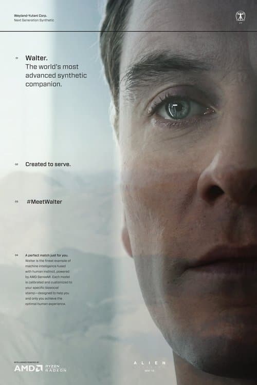 Alien: Covenant - Meet Walterのポスター