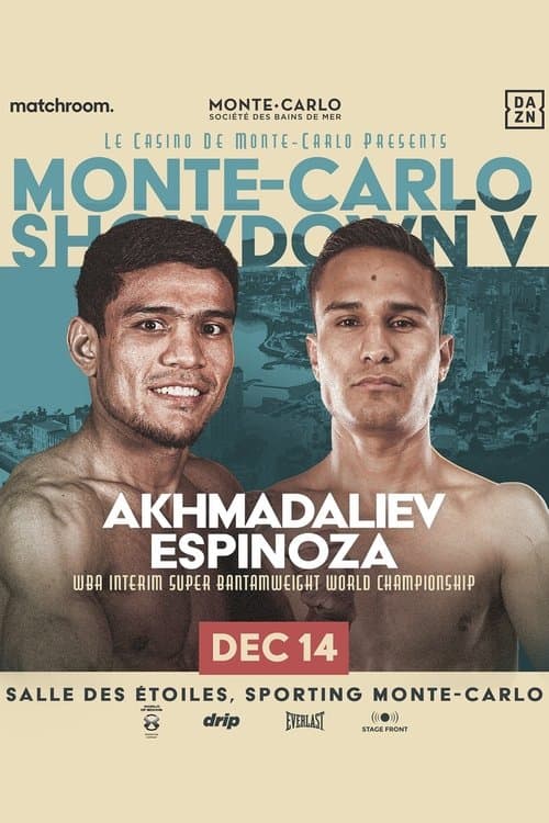 Murodjon Akhmadaliev vs. Ricardo Espinozaのポスター