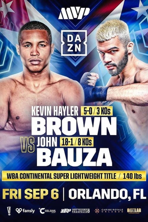 Kevin Hayler Brown vs. John Bauzaのポスター