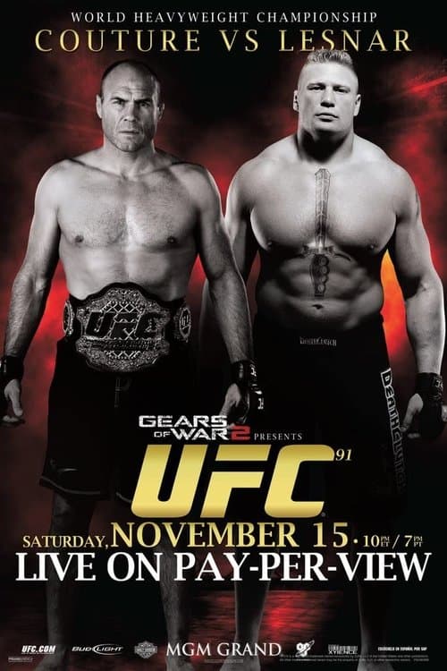 UFC 91: Couture vs. Lesnarのポスター